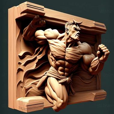 3D model Street Fighter V Arcade Edition game (STL)